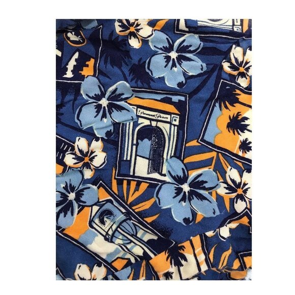 Vintage PARAMOUNT PICTURES Single Stitch Hawaiian Shirt Movie Biz Collectible - Picture 6 of 10
